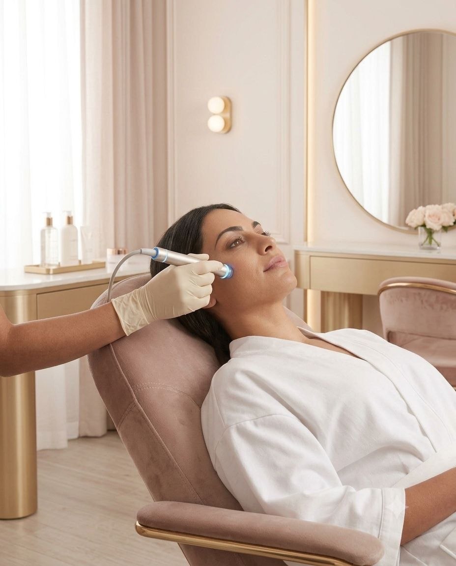 Hydra microdermabrasion facial at Beyond Indulgence